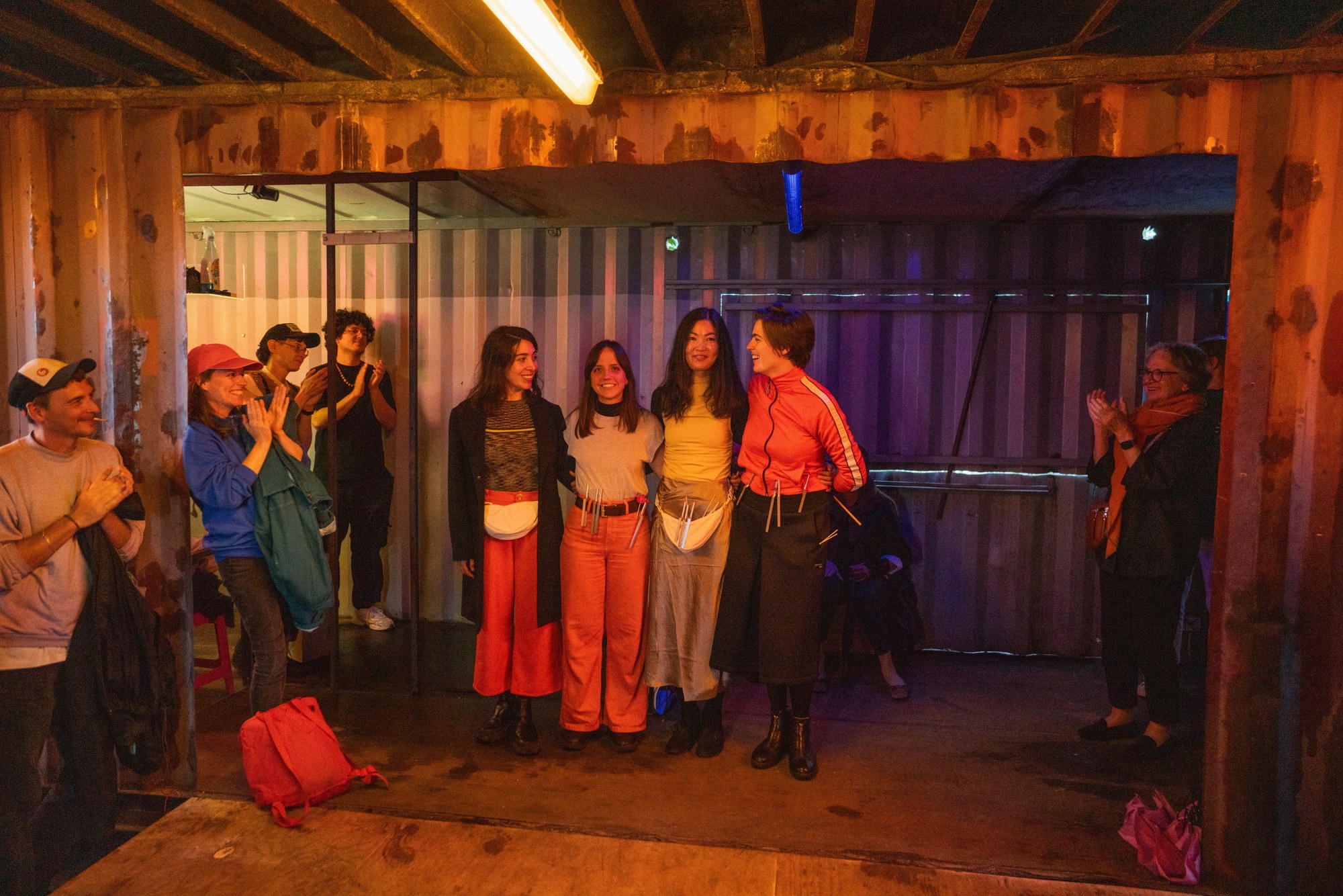 Chor für Container – Aufführung